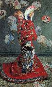 Claude Monet Madame Monet en costume japonais USA oil painting artist